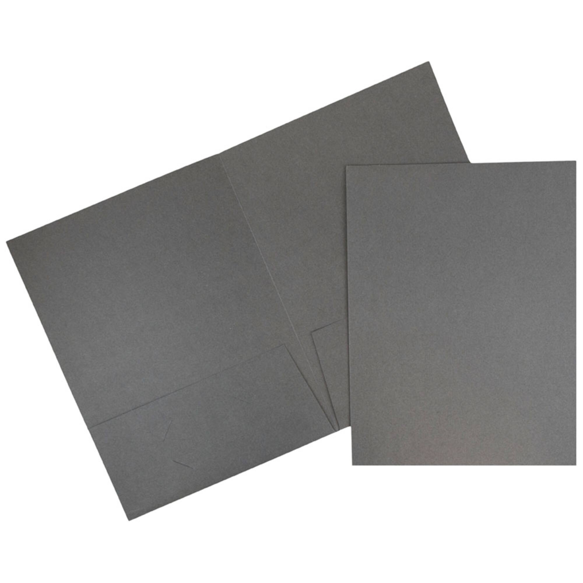 JAM Paper 2-Pocket Textured Linen Business Folders